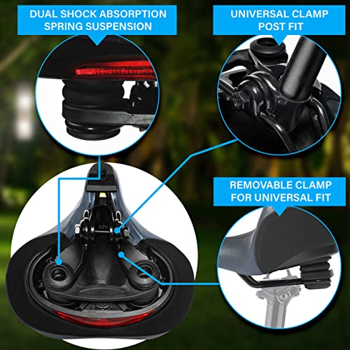 X WING Large Bike Saddle Replacement Seat for Adults Comfortable