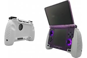 Compatible with AYN Thor Grip - Ergonomic Carbon Fiber Handle for AYN Thor Console, Protective Case with Stylus Holders and S