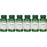 Nature's Bounty Zinc 50 mg Caplets 100 ea Pack of 6