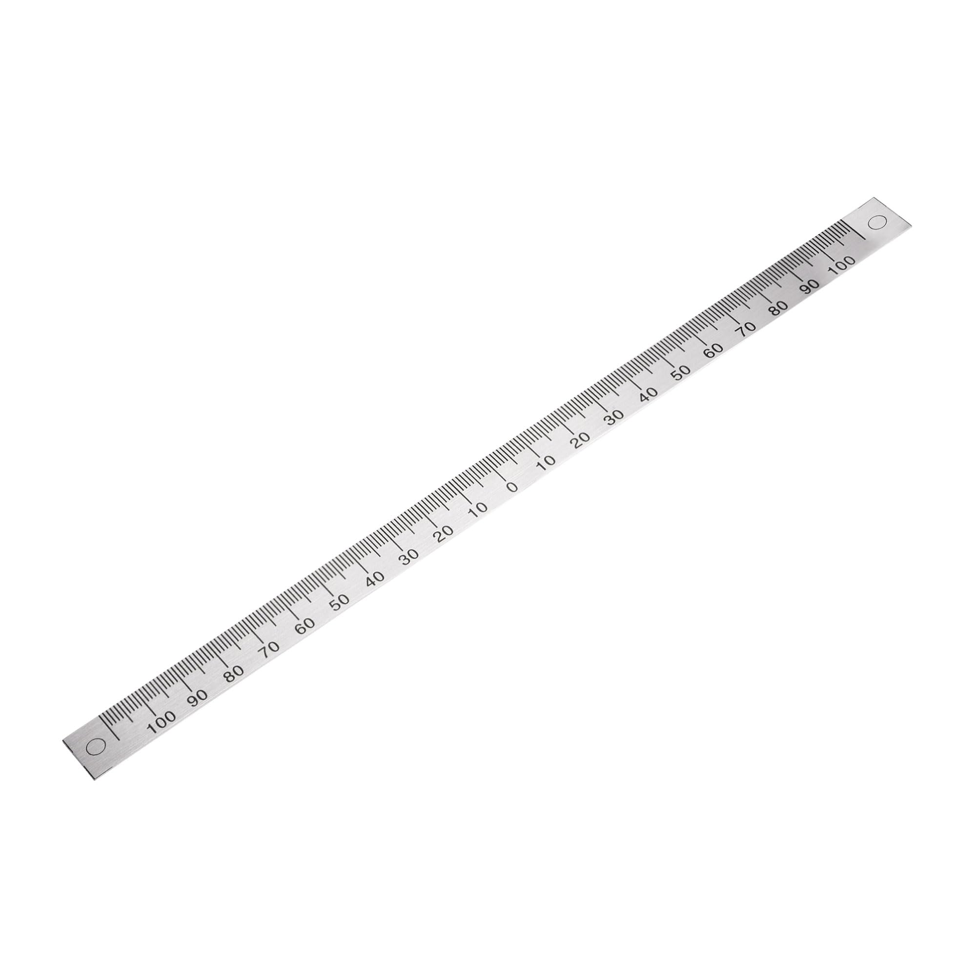 uxcell Center Finding Ruler 110mm-0-110mm Table