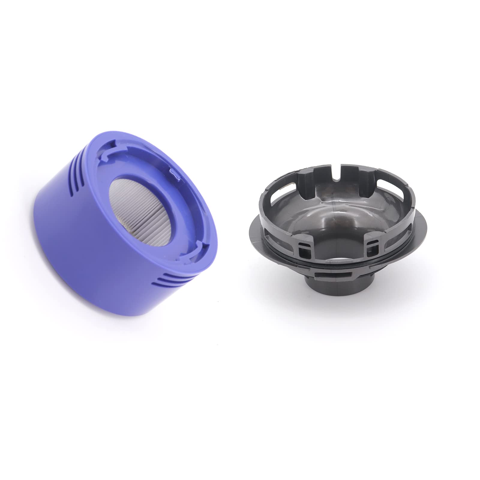 DingGreat Motor Rear Cover & Post Motor Filter Replacement for Dyson V7 V8 Cordless Stick Vacuum Cleaners, with 1 Cleaning Brush