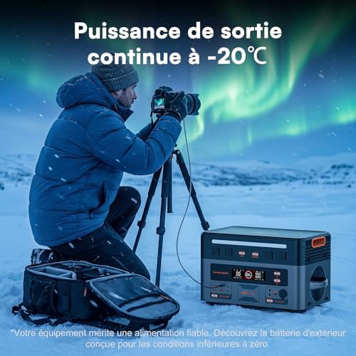 OSCAL PowerMax 3600PE Station d'Énergie Portable avec Panneaux Solaires 400W*2, Puissance de Sortie 3600W, Batterie LFP 2016 Wh, Application, UPS, Panne de Courant, Camping, Camping-car, Urgences