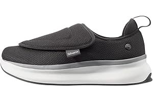 Silvert's Adaptive Clothing & Footwear Men’s Extra Wide Comfort Shoes with Easy Touch Closures - Best Walking Shoes for Seniors