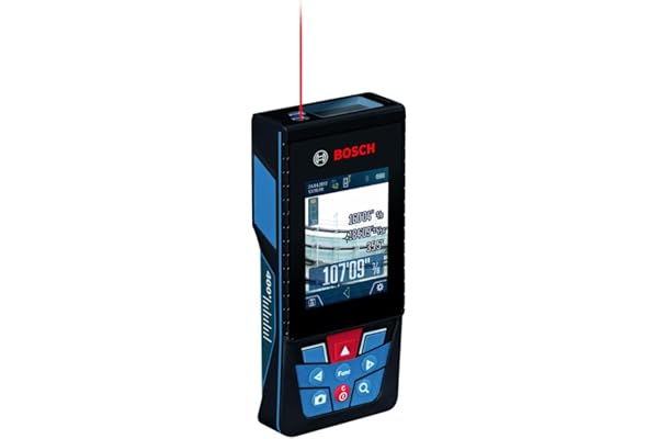 Bosch GLM400C Blaze Outdoor 400ft Bluetooth Connected Laser Measure with Camera and AA Batteries