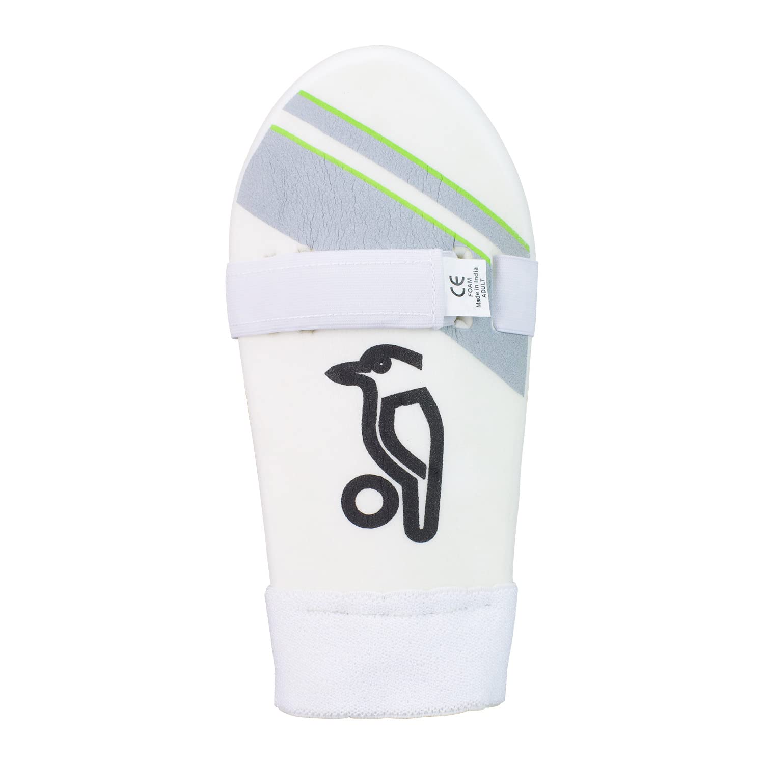KOOKABURRA Unisex's 1000 Cricket arm Guard, White, Adult, 3G22102C