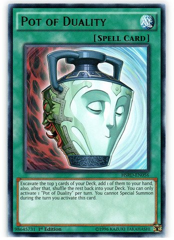 Yu-Gi-Oh! - Pot of Duality (HSRD-EN056) - High-Speed Riders - 1st Edition - Rare