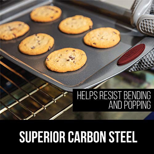 Gorilla Grip Original Kitchen Bakeware Sets, 6 Piece Baking Set with