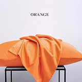 NTBAY 2 Pack 100% Brushed Microfiber Pillowcases 50x90 Orange view 4