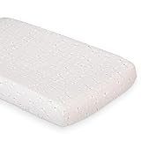 Lulujo Muslin Change Pad Cover - Fitted Changing