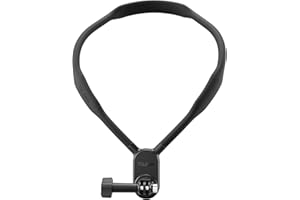 TELESIN SE Neck Mount Necklace Holder Lanyard Strap for GoPro Insta360, Head Chest Shoulder POV Selfie Attachment Accessories