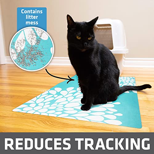 Drymate Original Cat Litter Mat, Contains Mess from Box for Cleaner