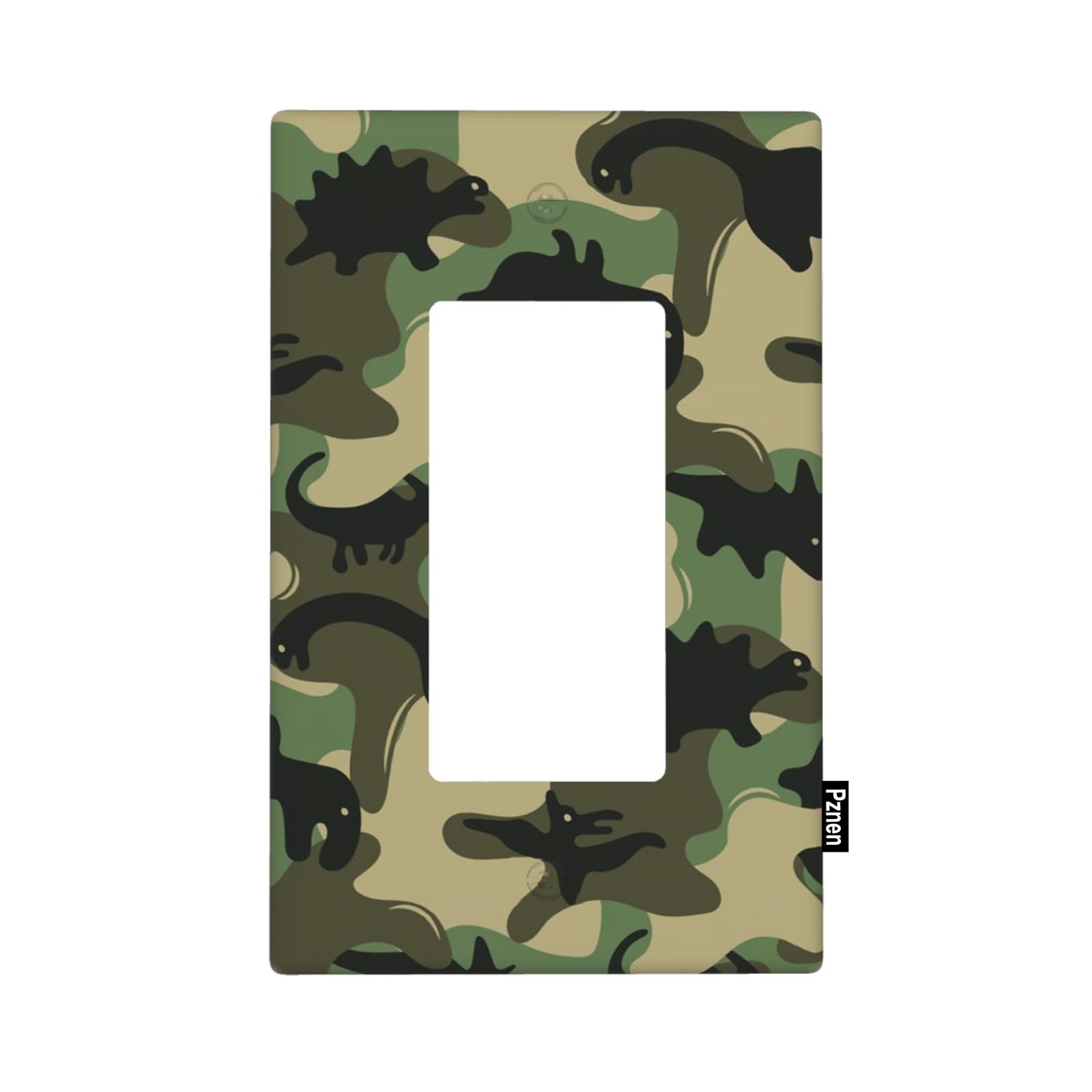 Pznen Dinosaurs Green Rocker Switch Plate Covers