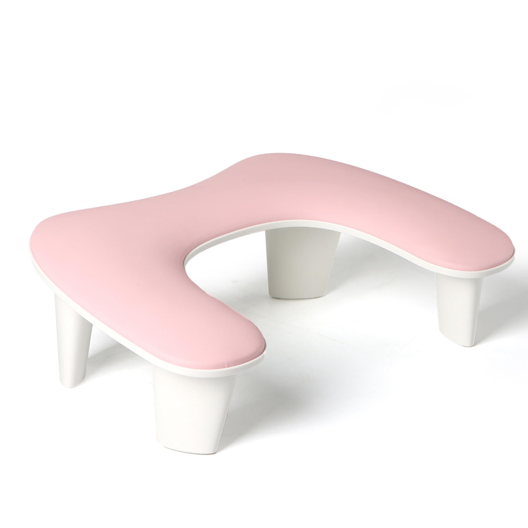 AMOYUN Pink Nail Arm Rest, Butterfly Nail Cushion Arm Rest for Nails Sleepable Manicure Pillow Non-Slip Soft Microfiber Leather Manicure Hand Rest Nail Stand Technician Table for Nail Art Salon