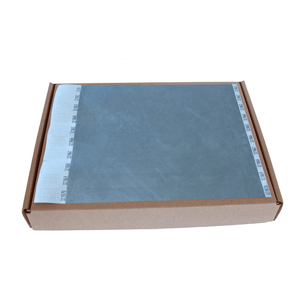 MP - Tyvek Wristbands 1000 Pieces for Events Silver