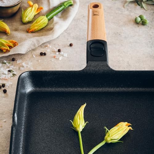 Market | Grill Liso 28 cm, Aluminio Fundido con Antiadherente