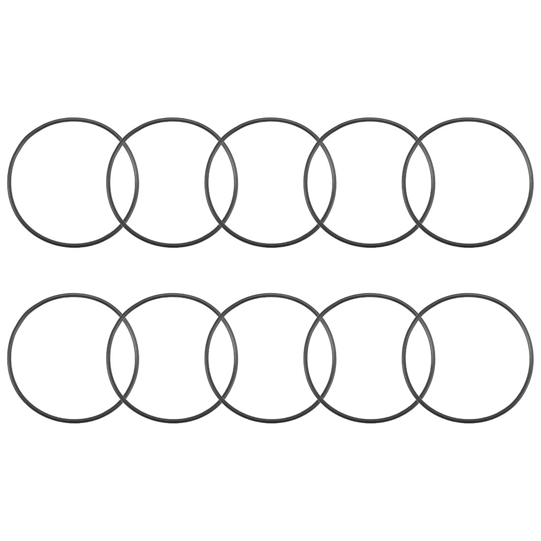 sourcing map Nitrile Rubber O-Rings 80.3mm OD 75mm ID 2.65mm Width, Metric Nitrile Rubber Sealing Gasket, Pack of 10
