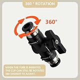Bwintech 2 Pcs 6mm Pneumatic Ball Valve Push to Connect Fittings BUC view 5