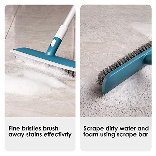 Eyliden Floor Scrub Brush with Soft Scrape, 2in1 Function Stiff