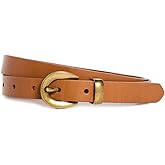 Madewell Women's Chunky Buckle Skinny Leather Belt