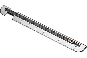Craighill Metrolog Ruler - 8” Dual Scale Imperial & Metric Caliper Ruler, Precision Measuring up to 8 Inches or 20 Centimeters, Durable Aluminum, Telescoping Feature, 3.67oz