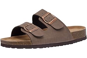 CUSHIONAIRE Women's Lane Cork Footbed Sandal With +Comfort