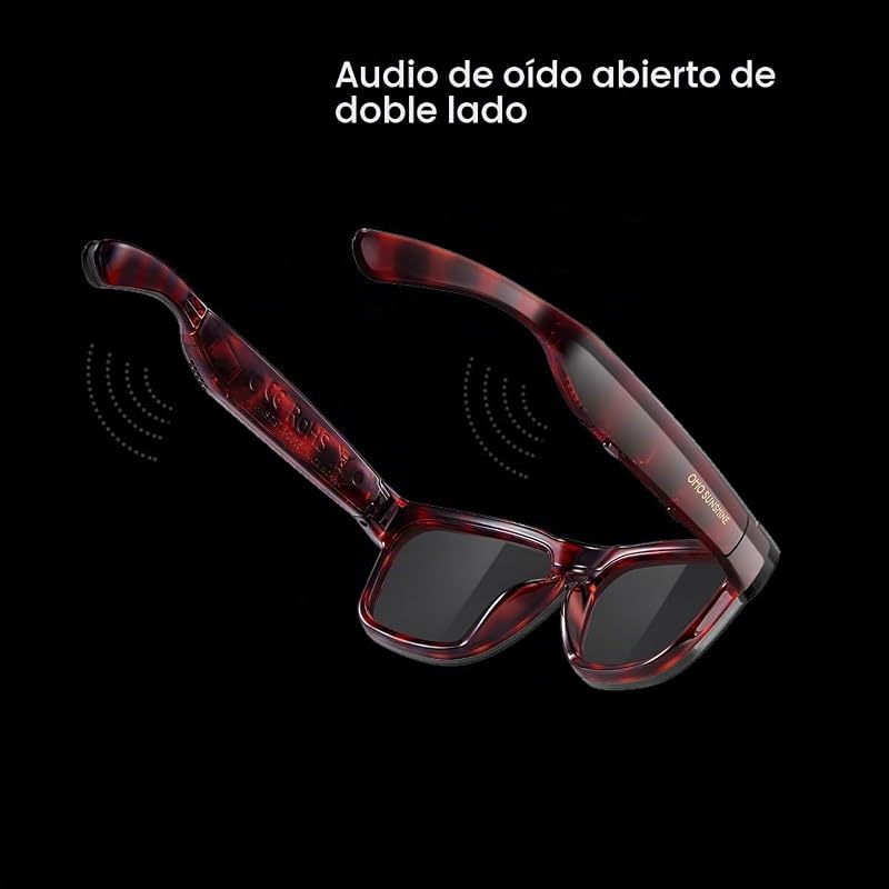 OhO Open Ear Smart Glasses, UV400 Z87.1 Lightweight Bluetooth Sunglasses