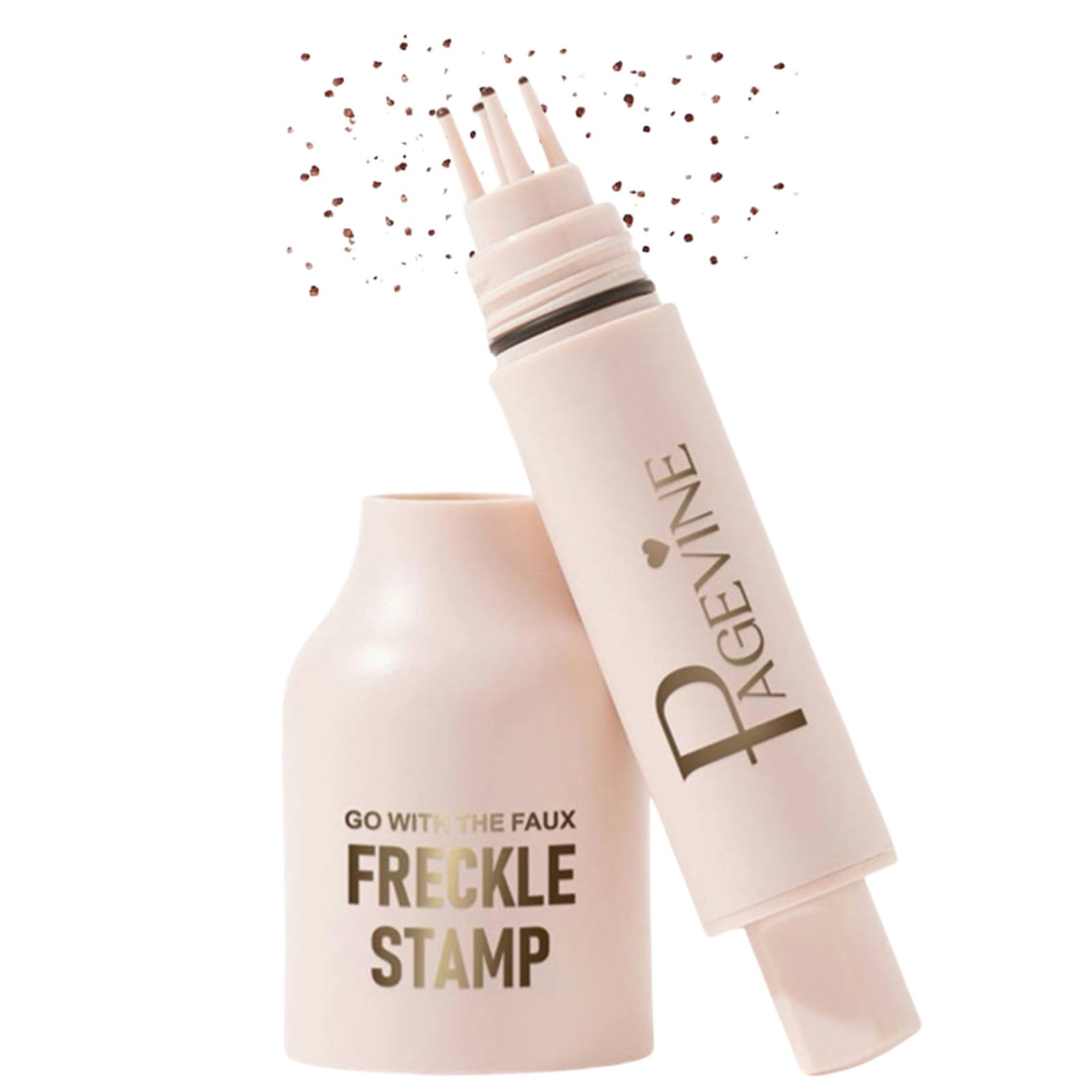 Photo 1 of 2025 Upgraded Faux Freckle Stamp Pen,Fake Freckles Stamp Waterproof,Natural Sun-Kissed Looking Freckle Maker with Quick Dry 5-Point Precision Stamp Head,Long Lasting Freckles Makeup Pen,#2 Medium.