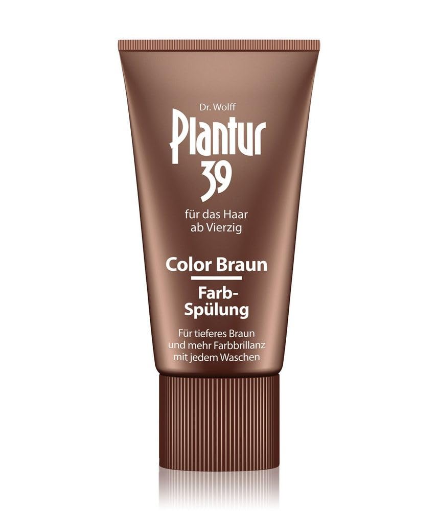 Plantur 39 Caffeine Brown Conditioner Brunette Hair 150ml | Conceal Hairline Prevents and Reduces Hair Loss | Unique Formula Supports Hair Growth