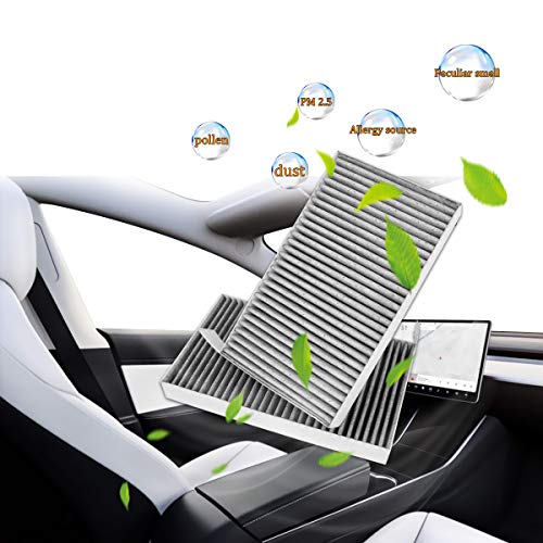 Farmogo Tesla Model 3 Model Y Cabin Air Filter Activated Carbon Air
