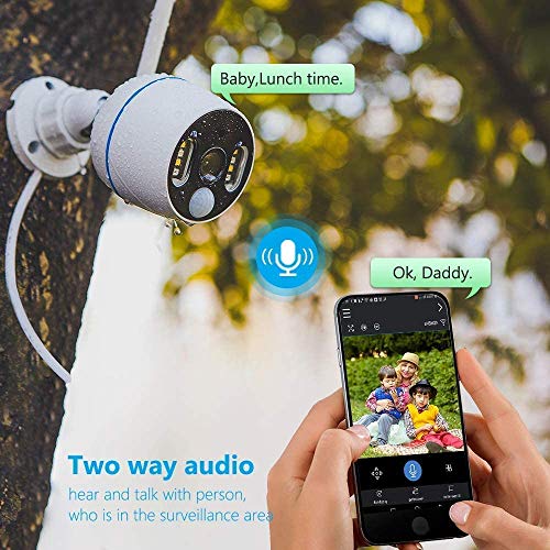 YESKAMO Long Range Wireless Outdoor Home Security Camera System with