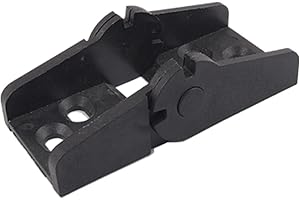 Ruilogod Black Plastic Towline Cable Carrier Drag Chain Connector 18mm x 25mm