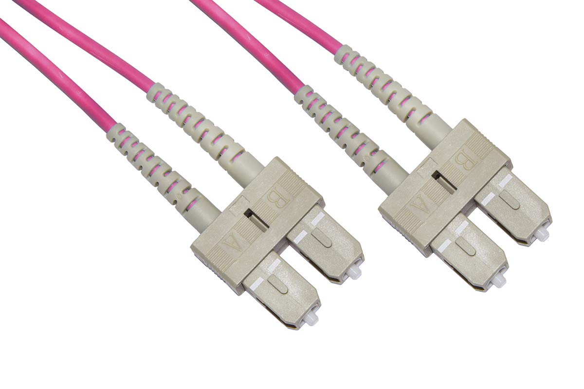 LINK LKSCSC4520 Fiber Optic Cable SC to SC Multimode Duplex Om4 50/125, 20 mt