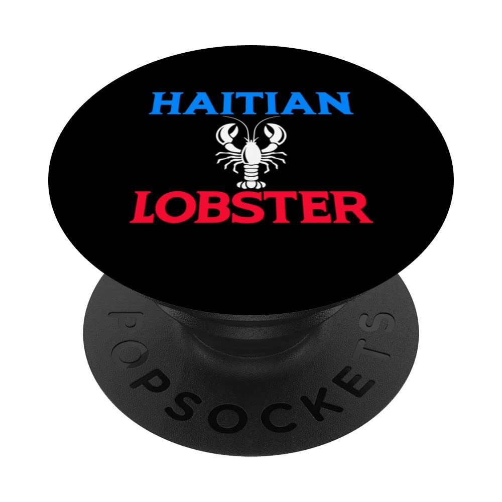 Haitian Lobster Haiti, Lobster Brustacean Brill Barnacle PopSockets Swappable PopGrip