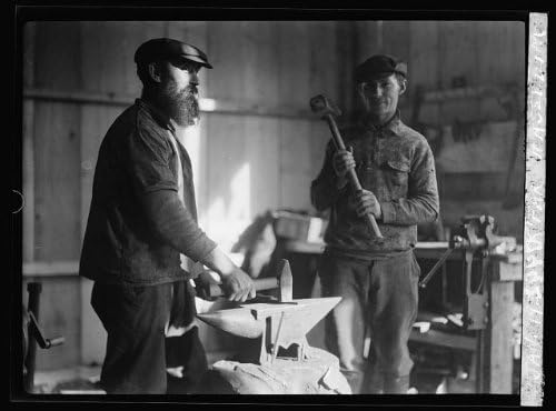 Photographs - Historic Photographs, LLC Photo: Jewish Colonies. K'far Hassidim,Blacksmith Shop 1