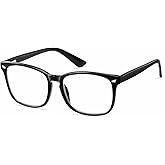 ZNEIAAPR Nearsighted Myopia Glasses for Men Women, Blue Light Distance Glasses with Spring Hinge