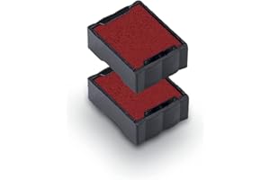 Trodat Replacement Ink Pads 6/4921 - Pack of 2 - Red Ink - for The Printy 4921