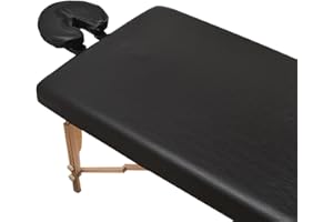 MCWLKJ Premium Waterproof PU Leather Massage Bed Protector Cover – Durable, Easy-Clean Fit for Massage Tables and Spa Beds
