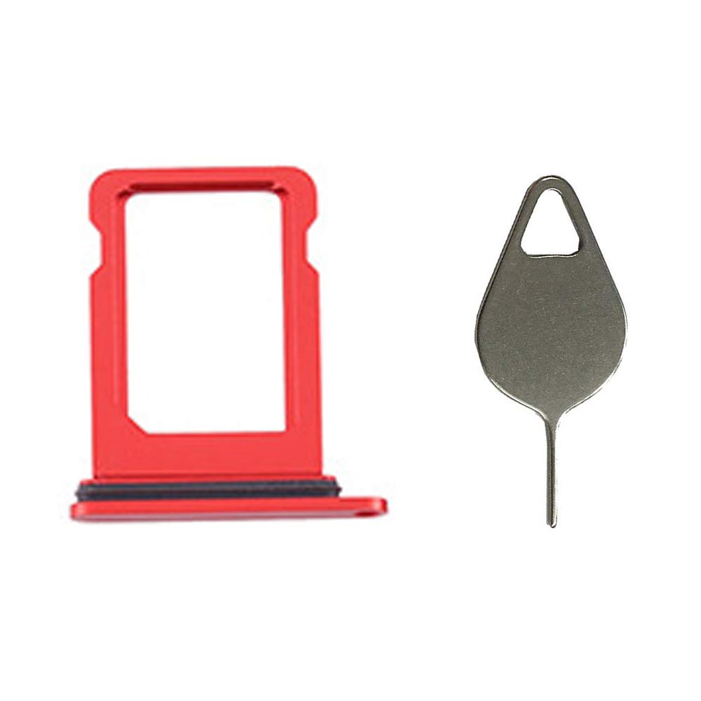 Snailcanfly Replacement for iPhone 12 A2403 A2172 A2402 A2404 6.1inch Nano Dual SIM Card Tray Slot Holder Adapter Red