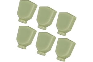 SESYOMR Light Green Plastic Tuning Key Buttons Machine Head Buttons Replacement for Guitar Pack of 6