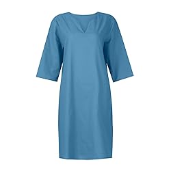 Cotton Linen Dresses for Women 2023,Trendy Summer