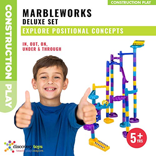 Discovery toys marbleworks deluxe marble run kidpowered