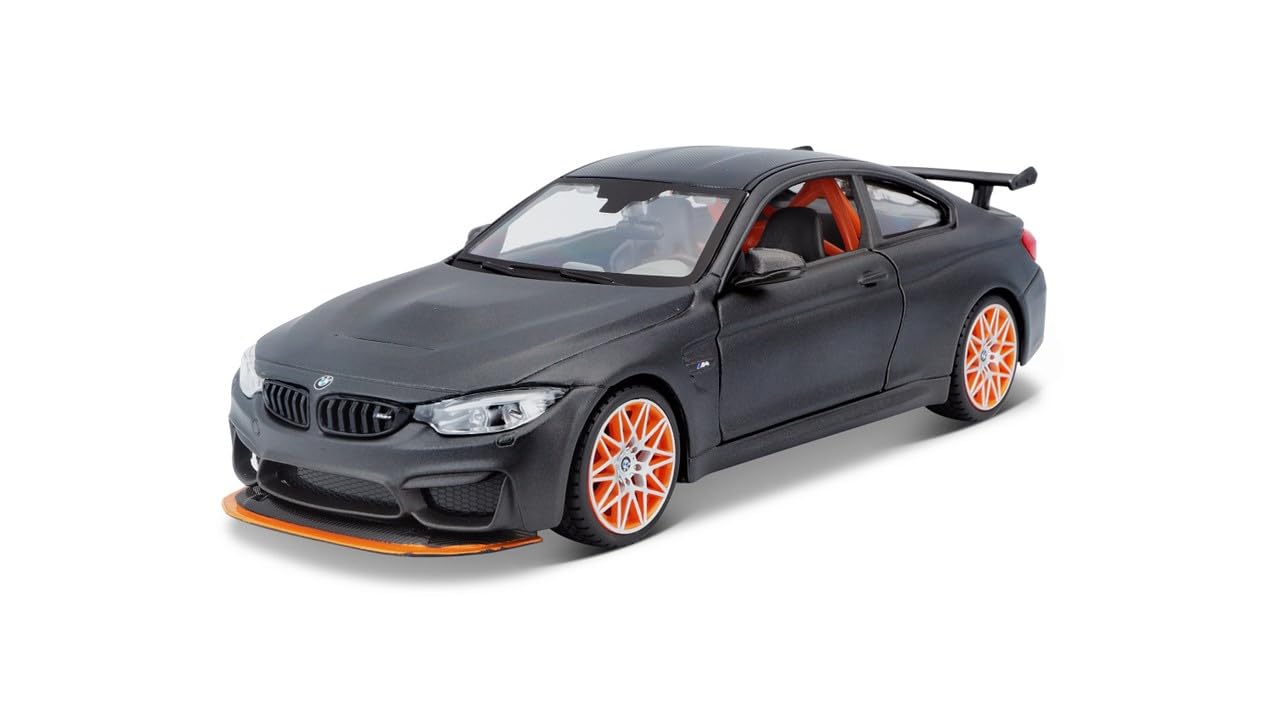 Bburago BMW M4 GTS - Realistic 1:24 Scale Model Car, Officially Licensed by BMW, Recommended Age 3+ Years