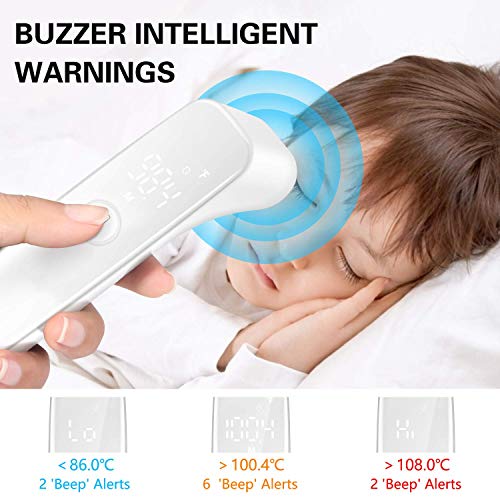 Infrared Thermometer for Adults, Hotodeal Digital Touchless Forehead Thermometer for Fever, Baby