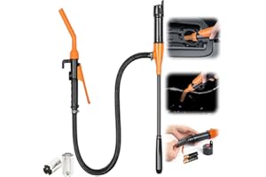 JUVHOT Portable Power Battery Pump, Battery Operated Electric Siphon Pump Water Transfer Pump, Easy to Use Hand Fuel Pump Portable Battery Pump for Gas, Fuel, Diesel, Water Transfer