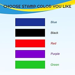 Custom Self-Inking Personalized Logo Stamp Large or