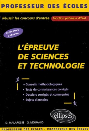 L' épreuve de sciences et technologie