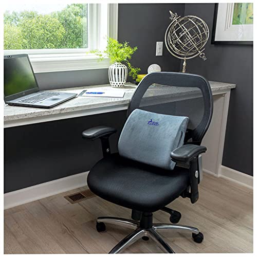 Desk Jockey Lumbar Support Pillow Clinical Grade Memory Foam Back