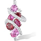Santuzza 925 Sterling Silver Cubic Zirconia Twisted Pendant for Women