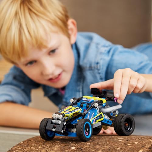 LEGO Technic Offroad Rennbuggy, Auto-Spielzeug für Kinder, Bausatz zum Bauen eines Buggy-Rennautos, Geschenk für 8-jährige Jungs und Mädchen, Rally-Auto-Modell 42164 7