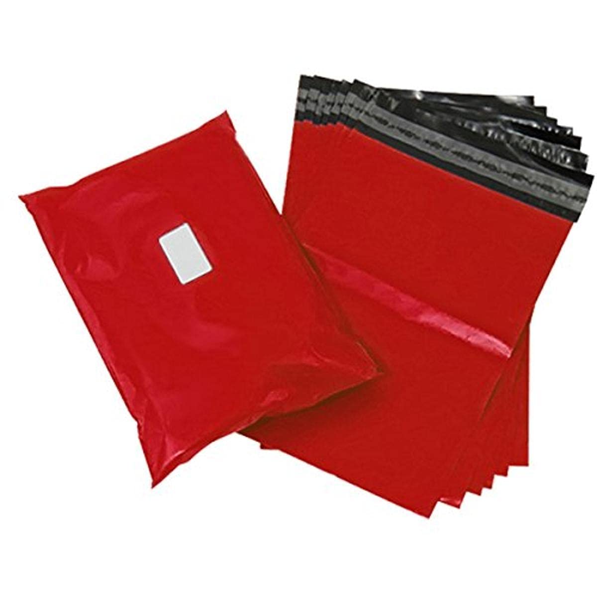 Triplast 14 x 20-Inch Plastic Mailing Postal Bag - Red (Pack of 100)